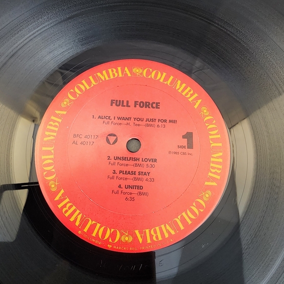 1985 Full Force Self Titled by CBS Inc LP Album Vinyl Record - Picture 7 of 13